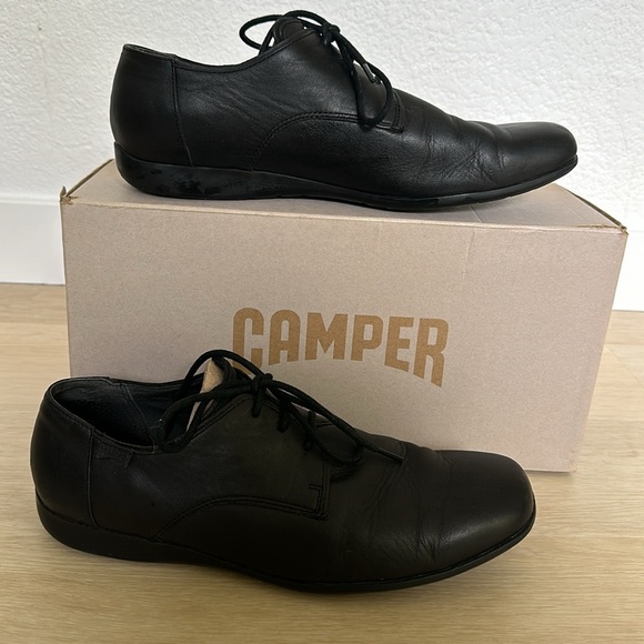 Camper black costume shoes , size 11, eu 44 - Picture 2 of 8